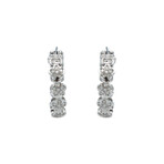 Colicchio // 18K White Gold Diamond Earrings  // Store Display