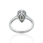 Visconti // 18K White Gold + Diamond Sapphire Ring // Ring Size: 7.25 // Store Display