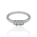 Visconti // 18K White Gold Diamond Ring // Ring Size: 6.75 // 3.2g // Store Display