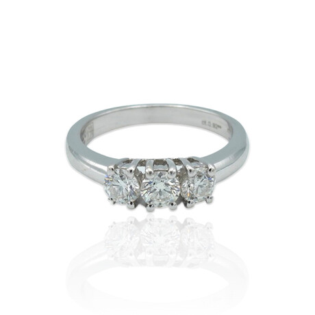 Visconti // 18K White Gold Diamond Ring // Ring Size: 7.5 // 4.4g // Store Display