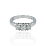 Visconti // 18K White Gold Diamond Ring // Ring Size: 7.5 // 4.4g // Store Display