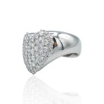 Visconti // 18K White Gold Diamond Ring // Ring Size: 7.5 // 11g // Pre-Owned