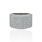 Visconti // 18K White Gold Diamond Ring // Ring Size: 7.25 // 12.6g // Store Display