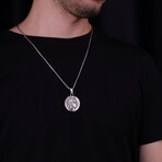 Double Sided Athens Owl + Apollo Necklace