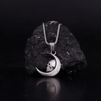Skull and Moon Necklace