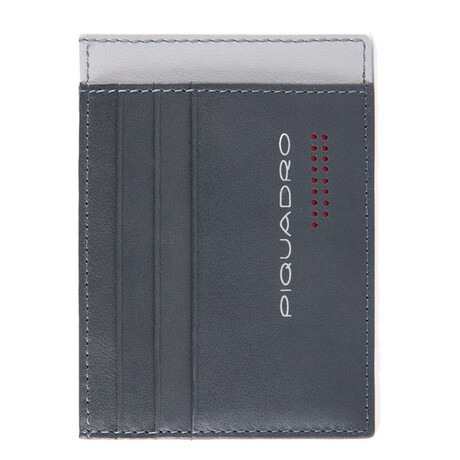 Leather Pocket Wallet // Gray + Black