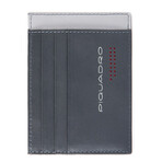 Leather Pocket Wallet // Gray + Black