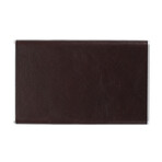 Leather Sliding-System Card Case // Brown + Blue