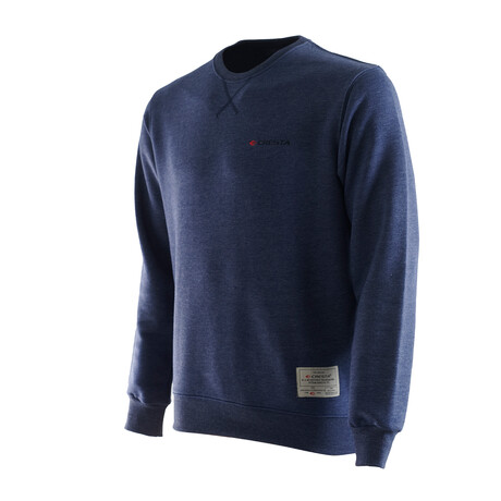 Crewneck Basic Sweatshirt // Navy (S)