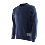 Crewneck Basic Sweatshirt // Navy (M)