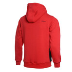 Two Colored Hoodie // Red (L)