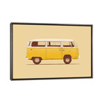 Yellow Van by Florent Bodart (18"H x 26"W x 0.75"D)