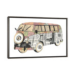 Retro Van by Paper Cutz (18"H x 26"W x 0.75"D)