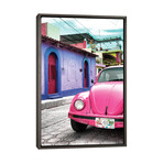 Pink VW Beetle Car by Philippe Hugonnard (26"H x 18"W x 0.75"D)