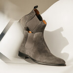 Matthews Chelsea Boot // Dark Gray Suede (US: 9.5)