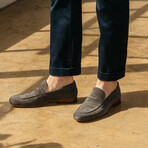 Cartwright Penny Loafer // Navy Nubuck (US: 7.5)