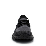 Akademiks Men's Knit Stripe Sneakers // Black (8 M)