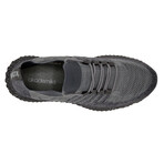 Akademiks Men's Knit Stripe Sneakers // Gray (8 M)