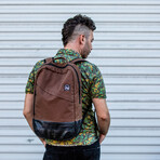 Brooklyn Backpack (Waxed Canvas)
