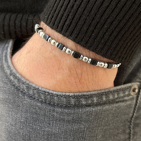 Bead Bracelet // Black