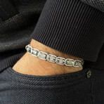 Bead Wrap Bracelet // White