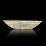 Banded Onyx Large Freeform Bowl // 9 Lb.