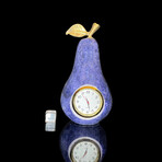 Onyx Pear Clock (Blue)