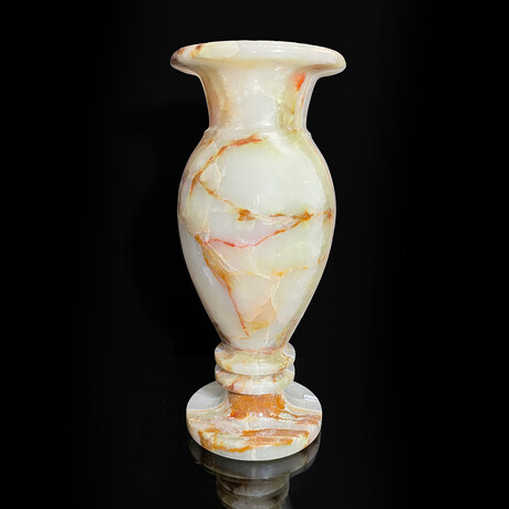 Extra Large Banded Onyx Vase // 7.97 Lb.