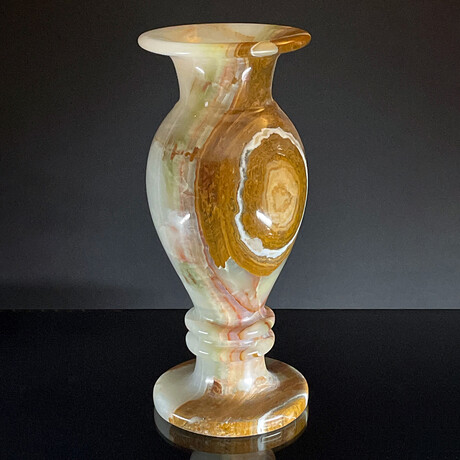 Extra Large Banded Onyx Vase // 7.65 Lb.