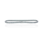 18K White Gold Diamond Tennis Bracelet // 8" // Pre-Owned