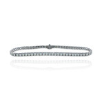 18K White Gold Diamond Tennis Bracelet // 7.5" // Pre-Owned