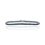 14K White Gold Sapphire Bracelet // 7.25" // Pre-Owned
