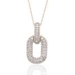 14K Yellow Gold Diamond Necklace // 18" // Pre-Owned