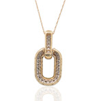 14K Yellow Gold Diamond Necklace // 18" // Pre-Owned