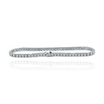 18K White Gold Diamond Tennis Bracelet // 7.5" // Pre-Owned