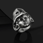 Athena Portrait Ring // Silver (6)