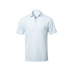 Brighton Polo Shirts // White, Blue (M)