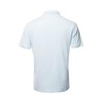 Brighton Polo Shirts // White, Blue (M)