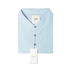 Brighton Polo Shirts // White, Blue (M)