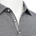 Watford Polo Shirts // Black, White Checker (S)