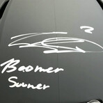 CeeDee Lamb // Oklahoma Sooners // Signed Oklahoma AMP Helmet With "Boomer Sooner" Inscription