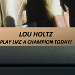 Lou Holtz // Notre Dame 20x16 Photo // Signed + Framed