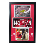 Alabama Crimson Tide // Framed License Plate Collage