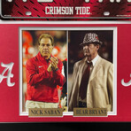 Alabama Crimson Tide // Framed License Plate Collage