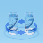 Ultrasonic Cleaner + UV Light Sanitizer Cup