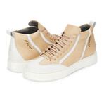 18's High Top Sneaker // Sand + White (US: 9)