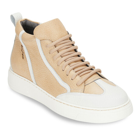 18's High Top Sneaker // Sand + White (US: 7)