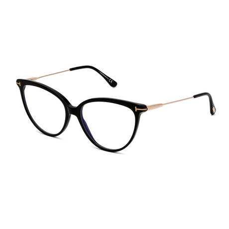 Women's Cat-Eye Blue-Light Blocking Glasses // Shiny Black - Tom Ford -  Touch of Modern