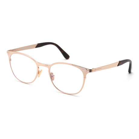 Men's Classic Blue-Light Blocking Glasses I // Shiny Rose Gold