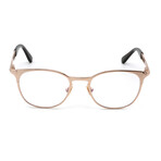 Men's Classic Blue-Light Blocking Glasses I // Shiny Rose Gold